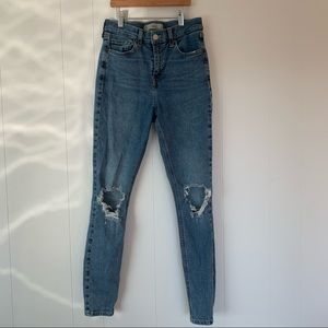 TOPSHOP MOTO- JAMIE skinny jeans in medium wash